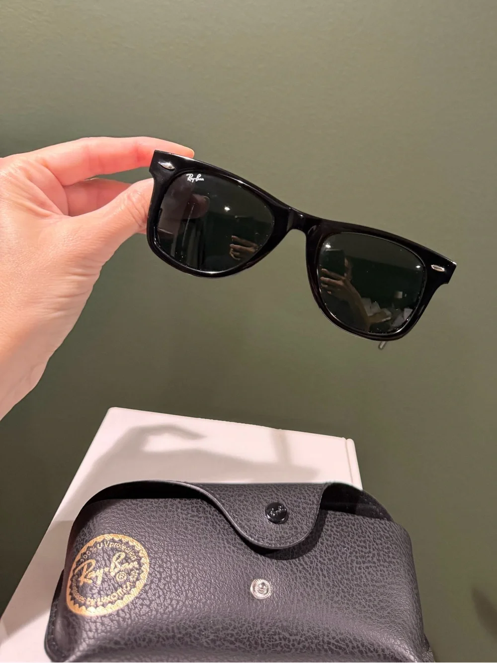 Ray-Ban Black Gloss Wayfarer Sunglasses
